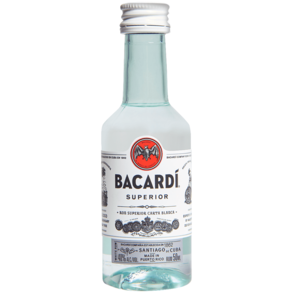 Bacardi Superior Silver Rum 50 ml