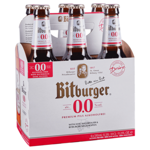 Bitburger Drive Non-Alcoholic 6pk 12 oz Btls