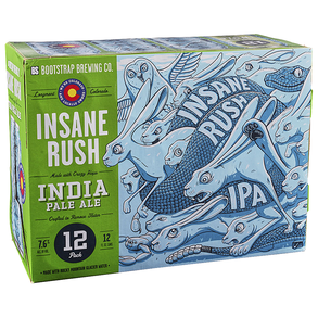 Bootstrap Insane Rush IPA 12pk 12 oz Cans