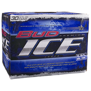 Bud Ice 30pk 12 oz Cans