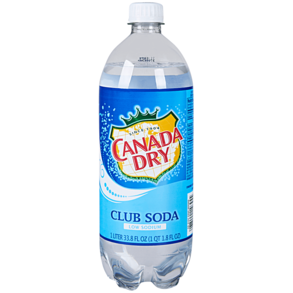 Canada Dry Club Soda 1L Bottle