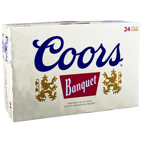 Coors Banquet Suitcase 24pk 12 oz Cans