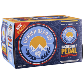 Denver Beer Incredible Pedal IPA 6pk 12 oz Cans