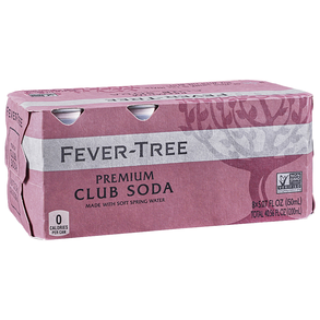 Fever Tree Premium Club Soda 8pk 5 oz Cans