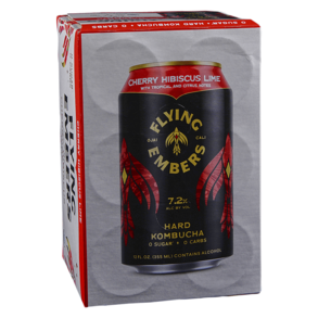 Flying Embers Cherry Hibiscus Lime 6pk 12 oz Cans