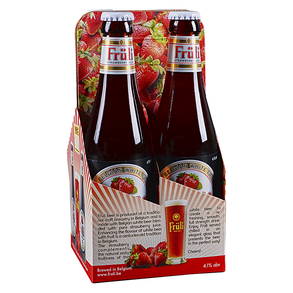 Fruli Strawberry 4pk 330 ml Bottles