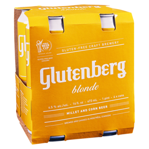 Glutenberg Blonde 4pk 16 oz Cans