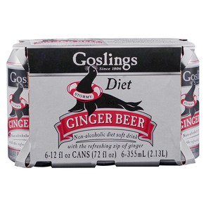 Goslings Light Ginger Beer 6pk 12 oz Cans