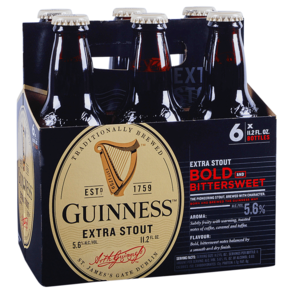 Guinness Extra Stout 6pk 12 oz Btls