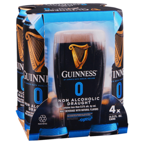 Guinness Non-Alcoholic Draught 4pk 14.9 oz Cans