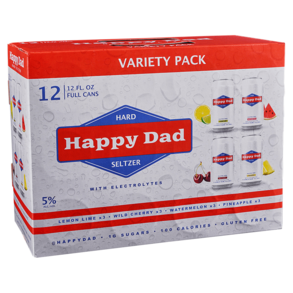 Happy Dad Hard Seltzer 12pk 12 oz Cans