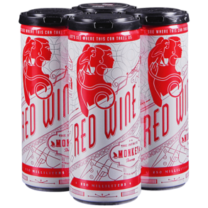 Infinite Monkey Red Wine Can 4 pack 250 ml