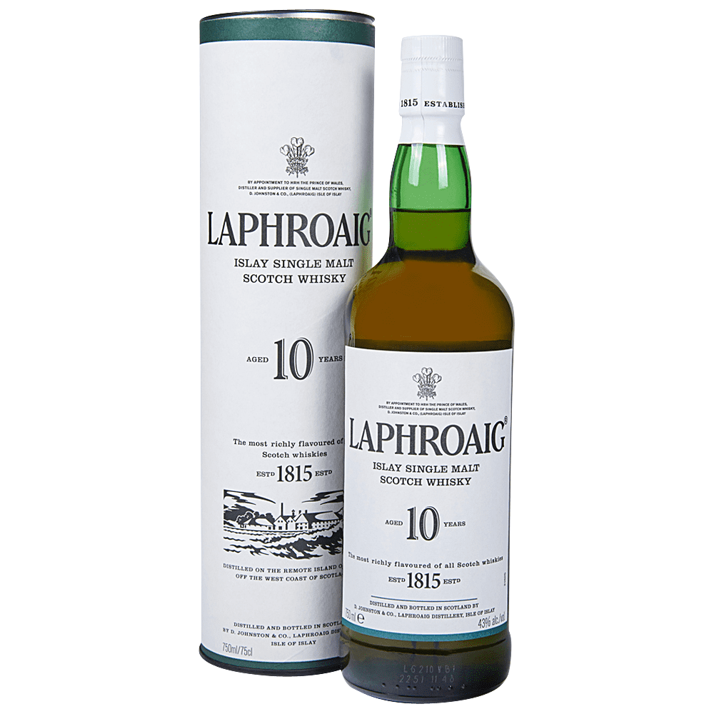 Laphroaig 10 Year Single Malt Scotch Whiskey 750 ml