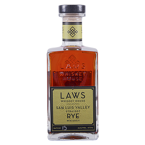 Laws San Luis Straight Rye Whiskey 750 ml