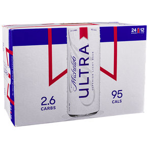 Michelob Ultra Suitcase 24pk 12 oz Cans