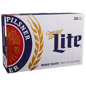 Miller Lite Suitcase 24pk 12 oz Cans