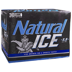 Natural Ice 30pk 12 oz Cans