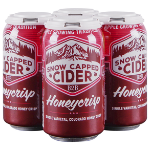 Snow Capped Honey Crisp Cider 4pk 12 oz Cans