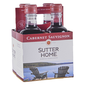 Sutter Home Cabernet Sauvignon 4 pack 187 ml