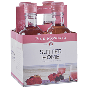 Sutter Home Pink Moscato 4 pack 187 ml