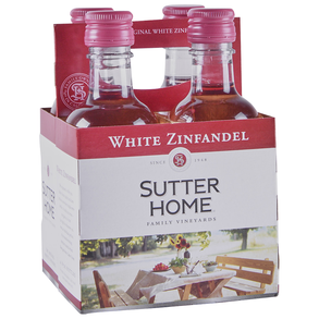 Sutter Home White Zinfandel 4 pack 187 ml