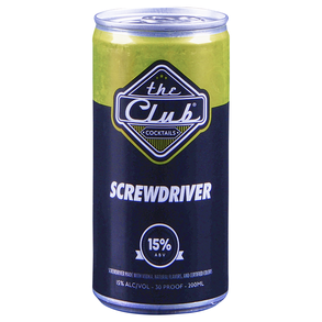 The Club Cocktails Screwdriver 200 ml