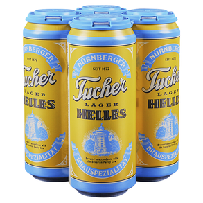 Tucher Helles Lager 4pk 500 ml Cans